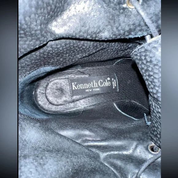 🖤RARE GOTH DREAMS Vintage 80s90s Knee High Velvet Tapestry Patchwork Boots🖤 - Picture 7 of 16